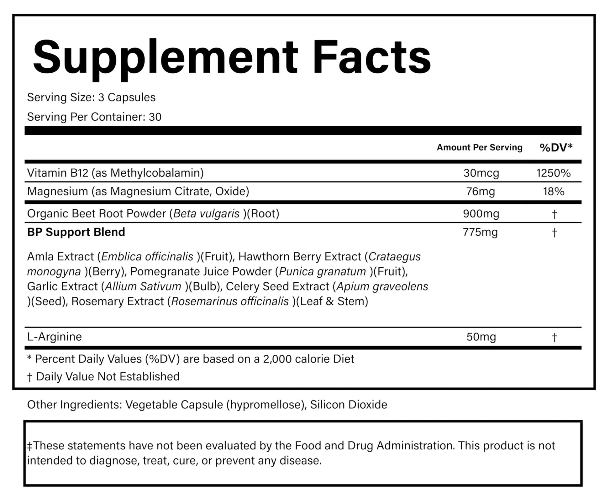 PURE® Beets+ Organic Beet Root Capsules - 900mg - 90 Count, 30 Servings - Blood Pressure & Circulation Support Supplement - with L-Arginine, Hawthorn Berry & B12 - Cardiovascular Health - Made in USA - Maple Wellness Supplements