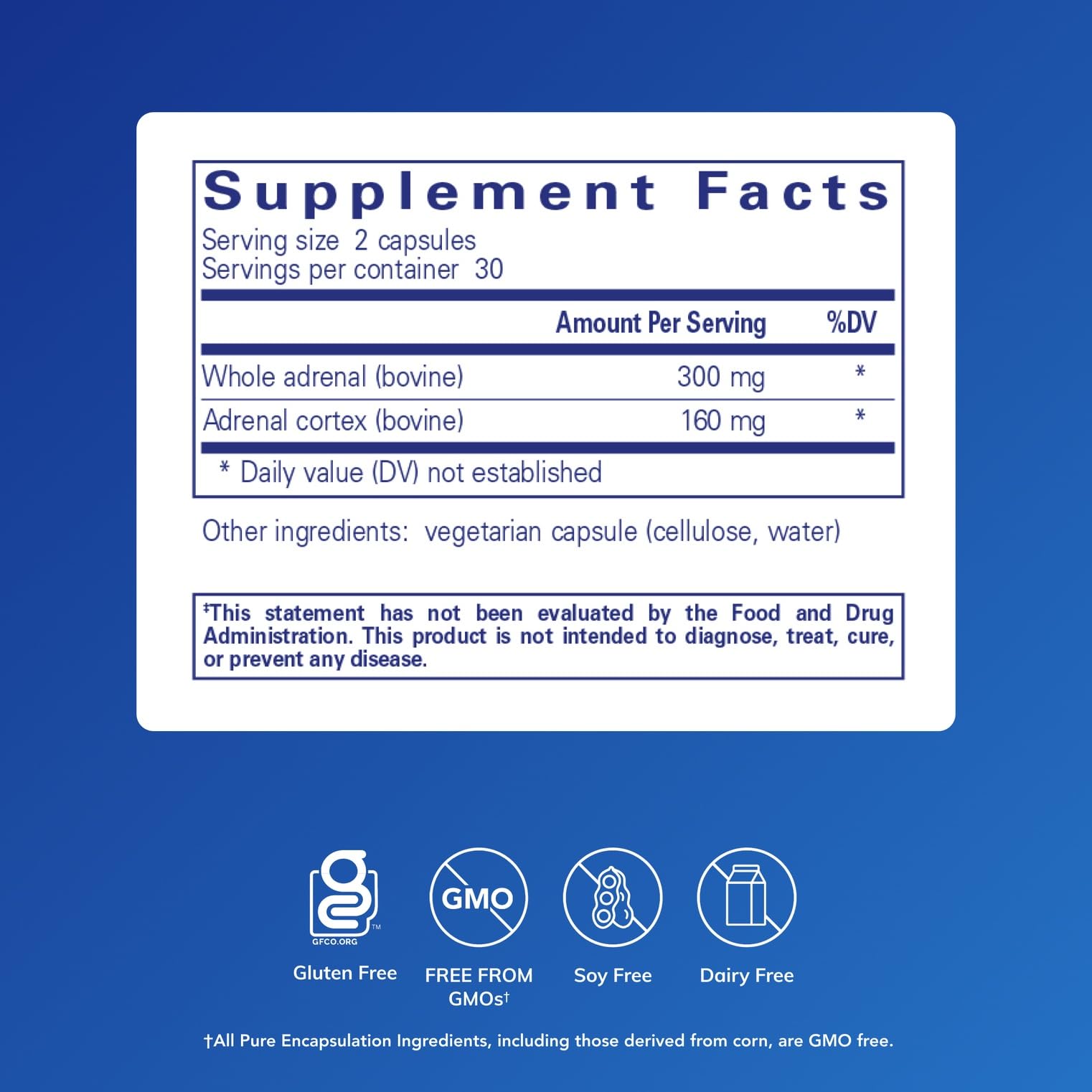 Pure Encapsulations Adrenal Cortex Supplement – Supplement to Support Cortisol Health, Energy Levels, Stress Moderation, and Gland Function - Maple Wellness Supplements