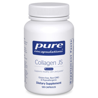 Pure Encapsulations Collagen JS - Skin & Joint Health* - 1,000 mg Hydrolyzed Biocell Collagen - Gluten Free & Non-GMO - 120 Capsules - Maple Wellness Supplements