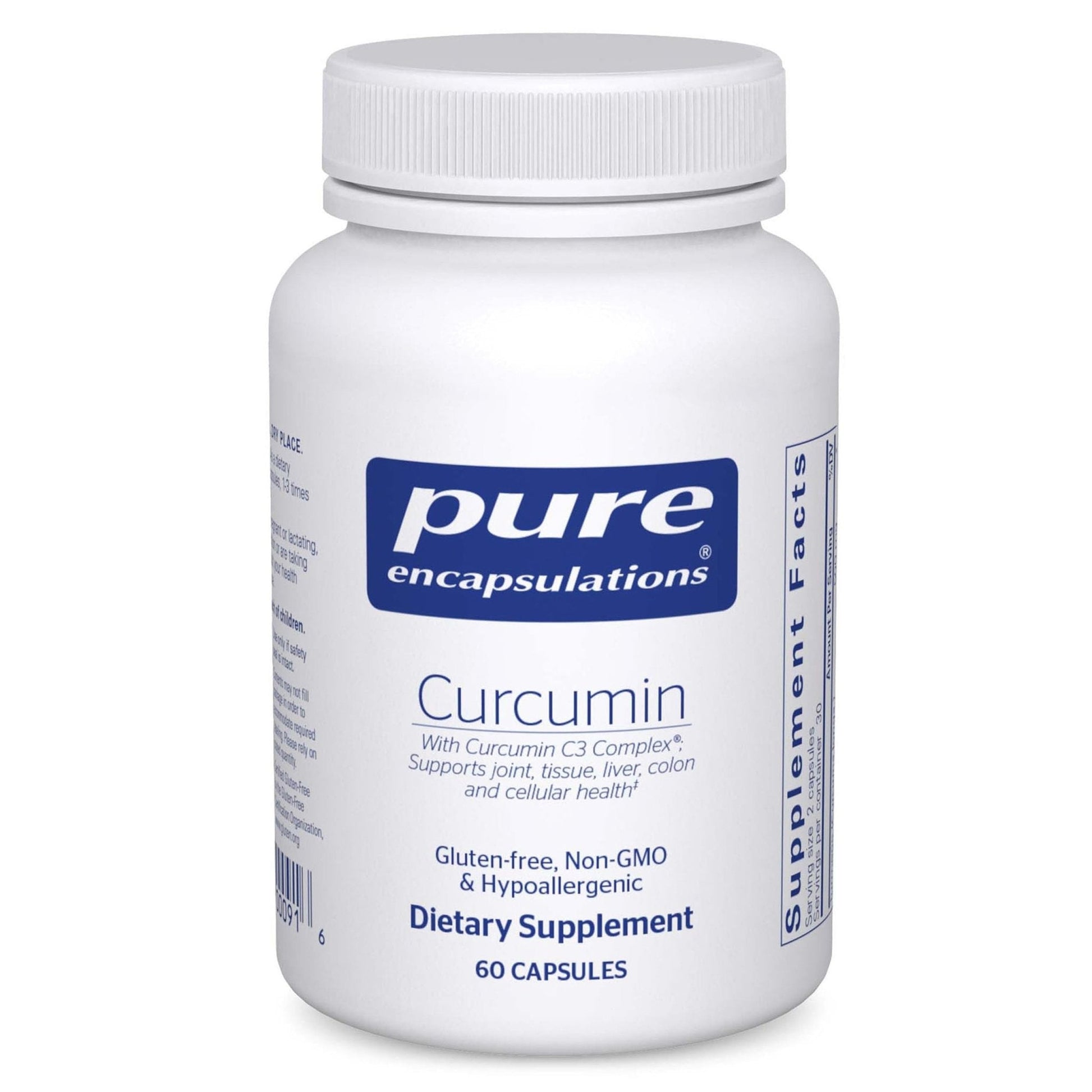 Pure Encapsulations Curcumin - 500 mg - Supports Joint Health & Liver Health - Curcuma Longa Capsule - Maple Wellness Supplements