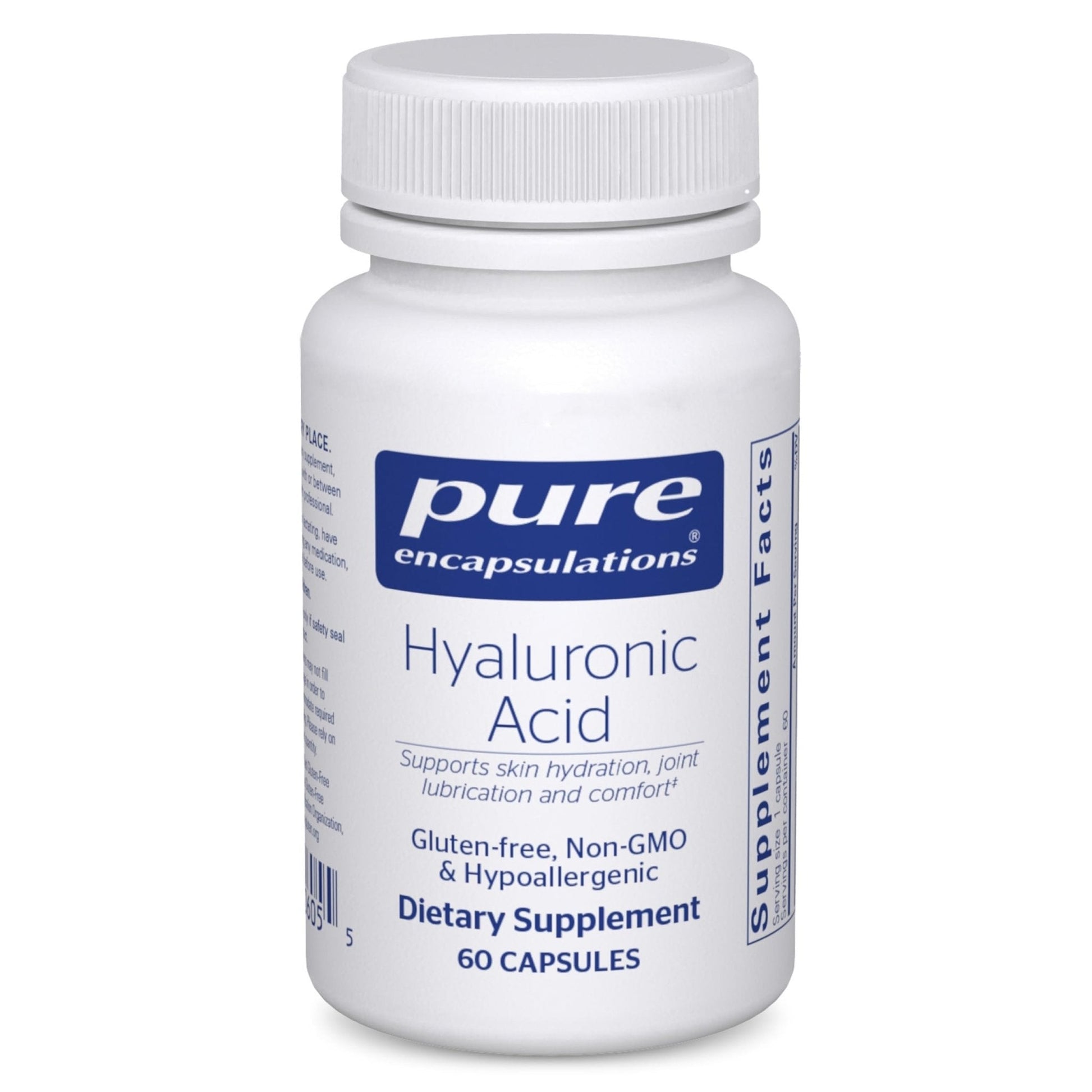 Pure Encapsulations Hyaluronic Acid - for Skin Hydration, Joint Lubrication & Joint Health* - Effective Absorption - Gluten Free - Maple Wellness Supplements