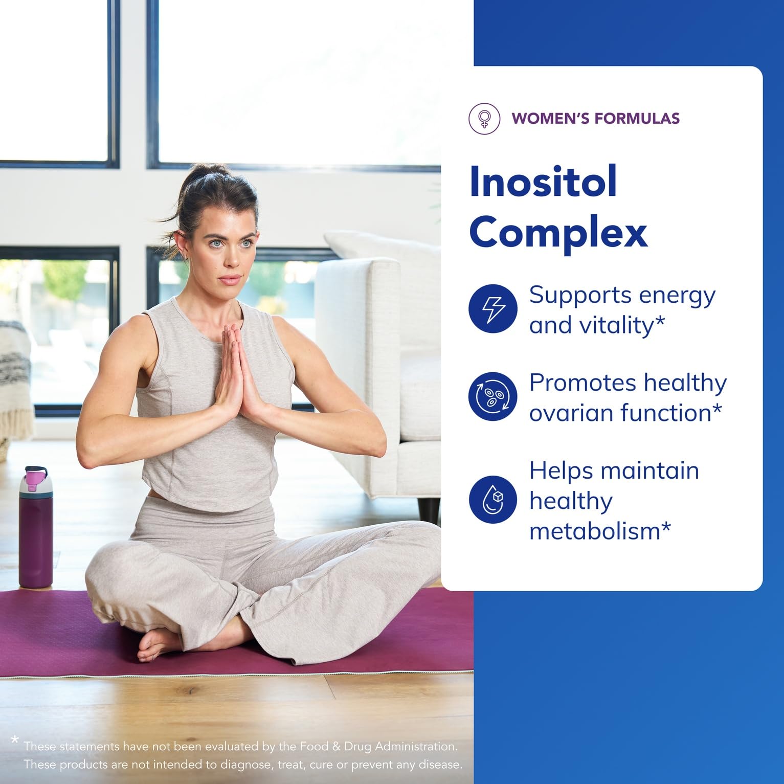 Pure Encapsulations Inositol Complex | Supplement to Support Energy, Healthy Metabolism, and Ovarian Function* | 60 Capsules - Maple Wellness Supplements