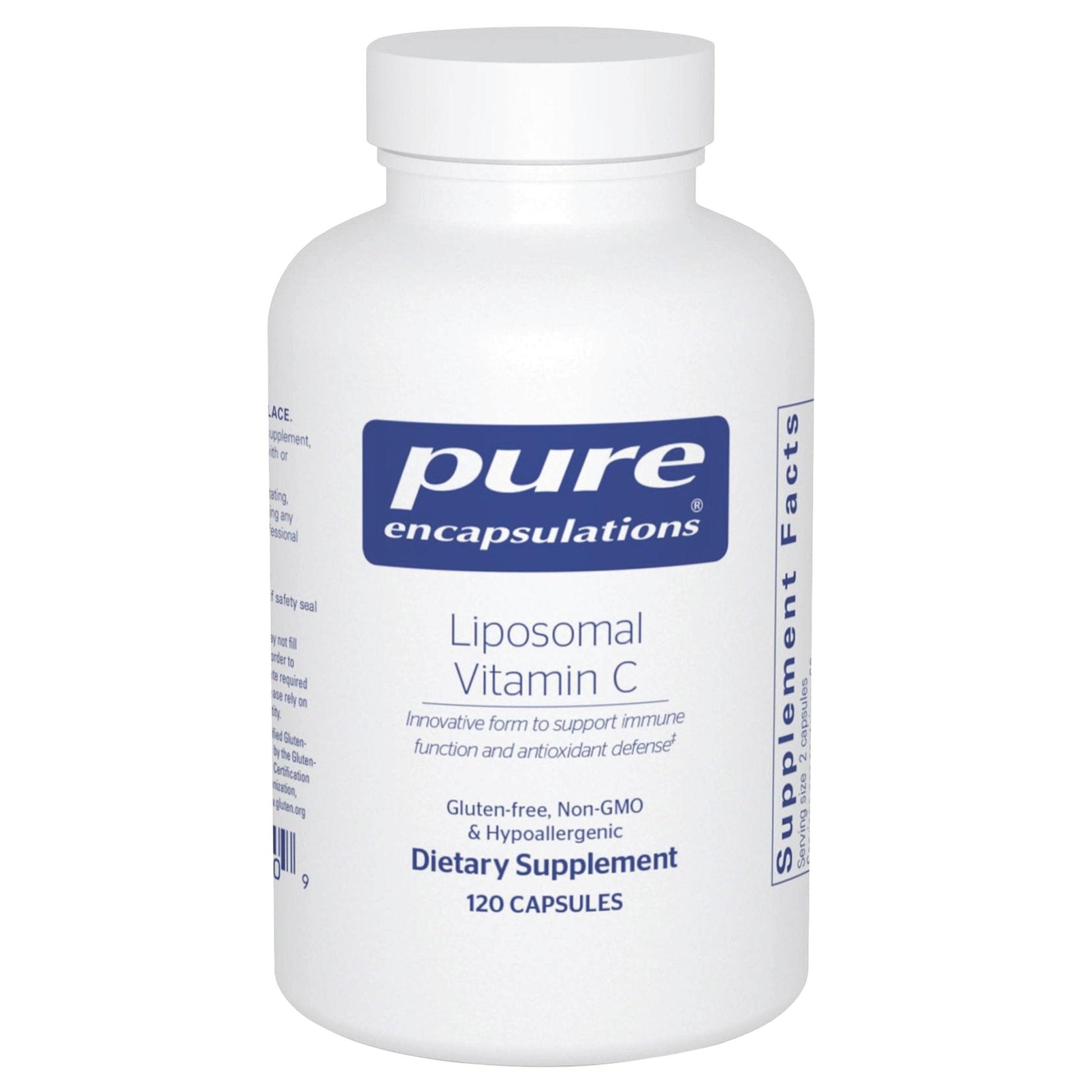 Pure Encapsulations Liposomal Vitamin C - Immune Support Supplement* - Antioxidant Nourishment - Daily Vitamin - Maple Wellness Supplements