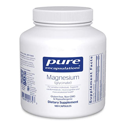 Pure Encapsulations Magnesium (Glycinate) - Supplement to Support Stress Relief, Sleep - Maple Wellness Supplements