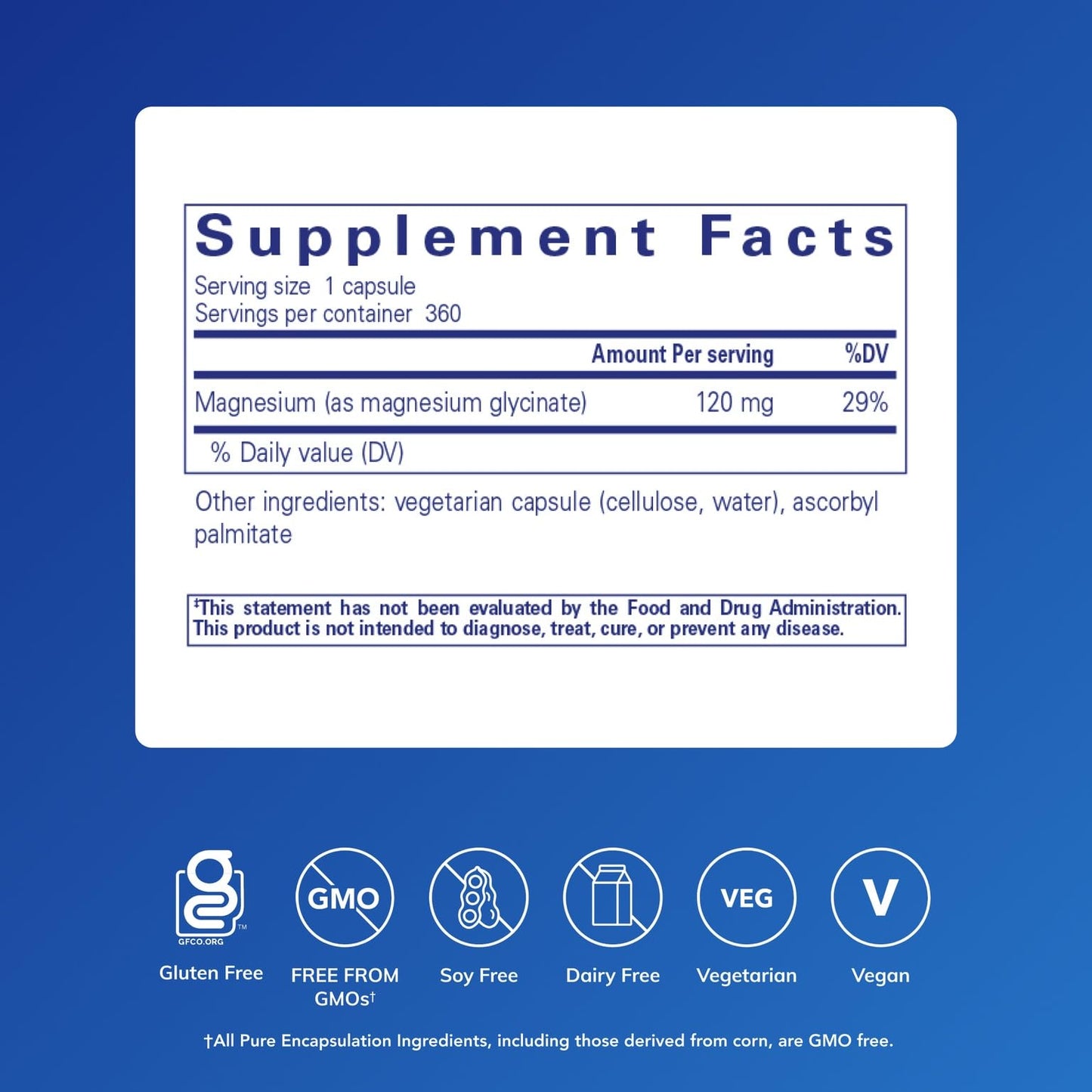 Pure Encapsulations Magnesium (Glycinate) - Supplement to Support Stress Relief, Sleep, Heart Health, Nerves, Muscles, and Metabolism - Maple Wellness Supplements