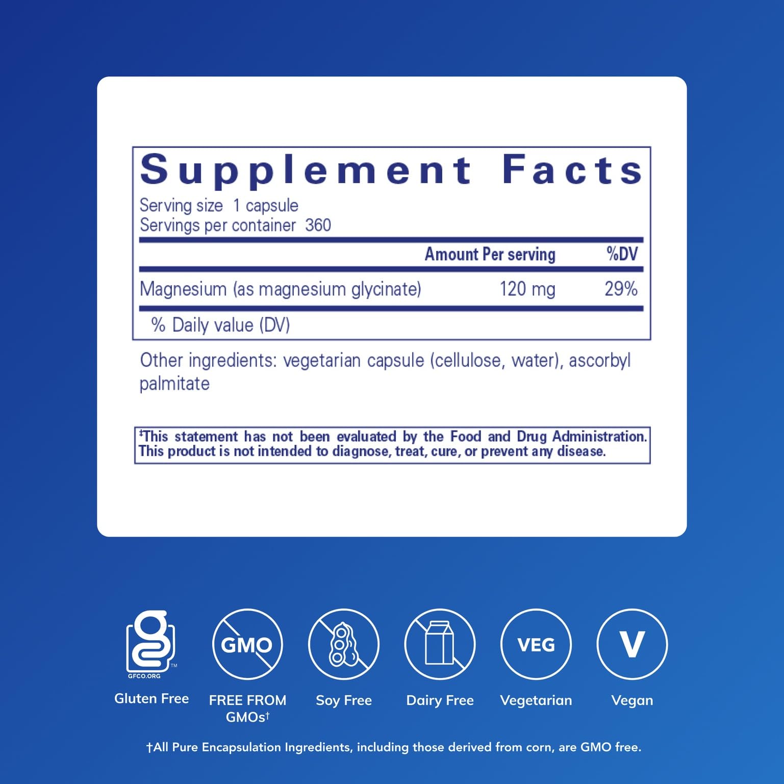 Pure Encapsulations Magnesium (Glycinate) - Supplement to Support Stress Relief, Sleep, Heart Health, Nerves, Muscles, and Metabolism - Maple Wellness Supplements