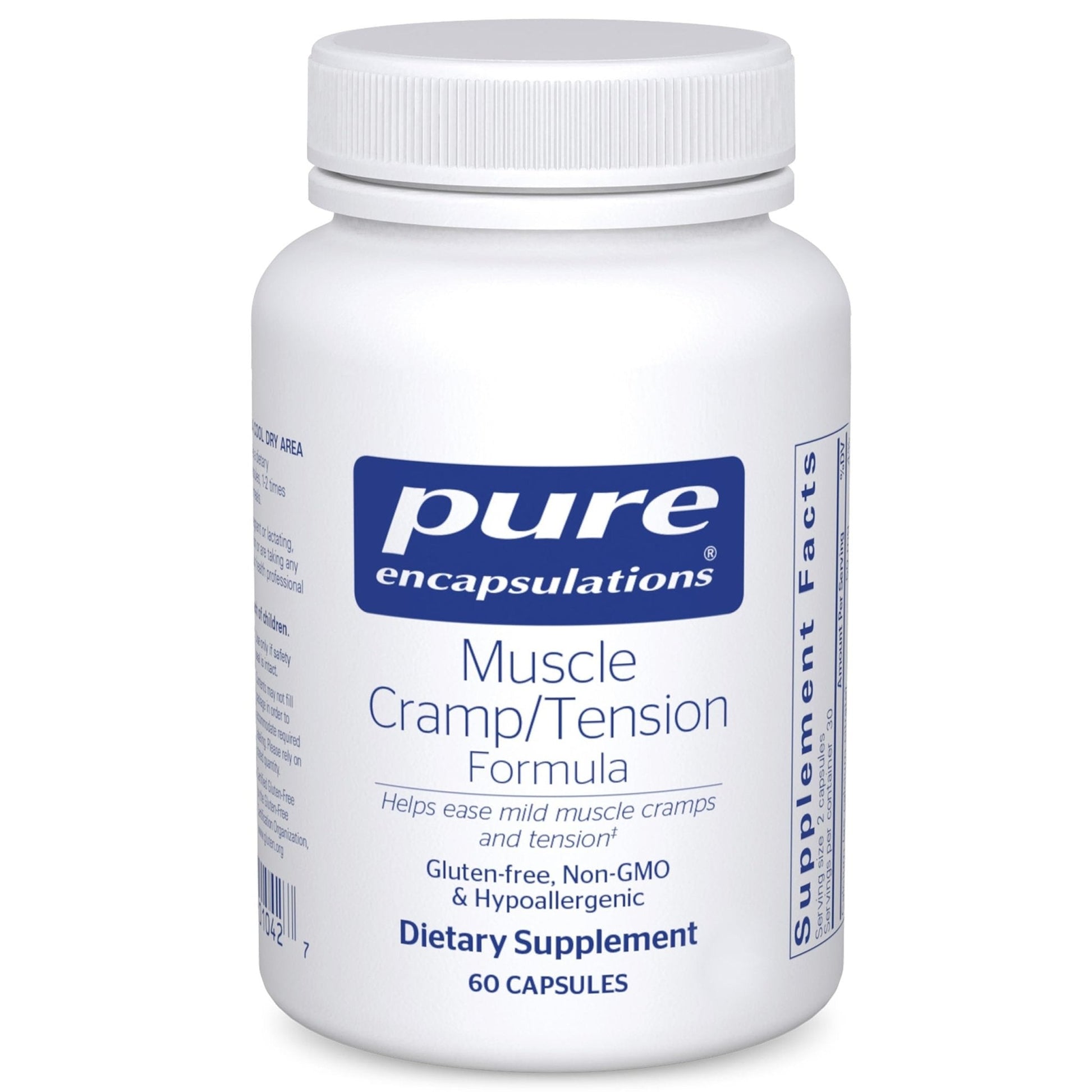 Pure Encapsulations Muscle Cramp/Tension Formula | Hypoallergenic Supplement to Reduce Occasional Muscle Cramps/Tension and Promote Relaxation | 60 Capsules - Maple Wellness Supplements
