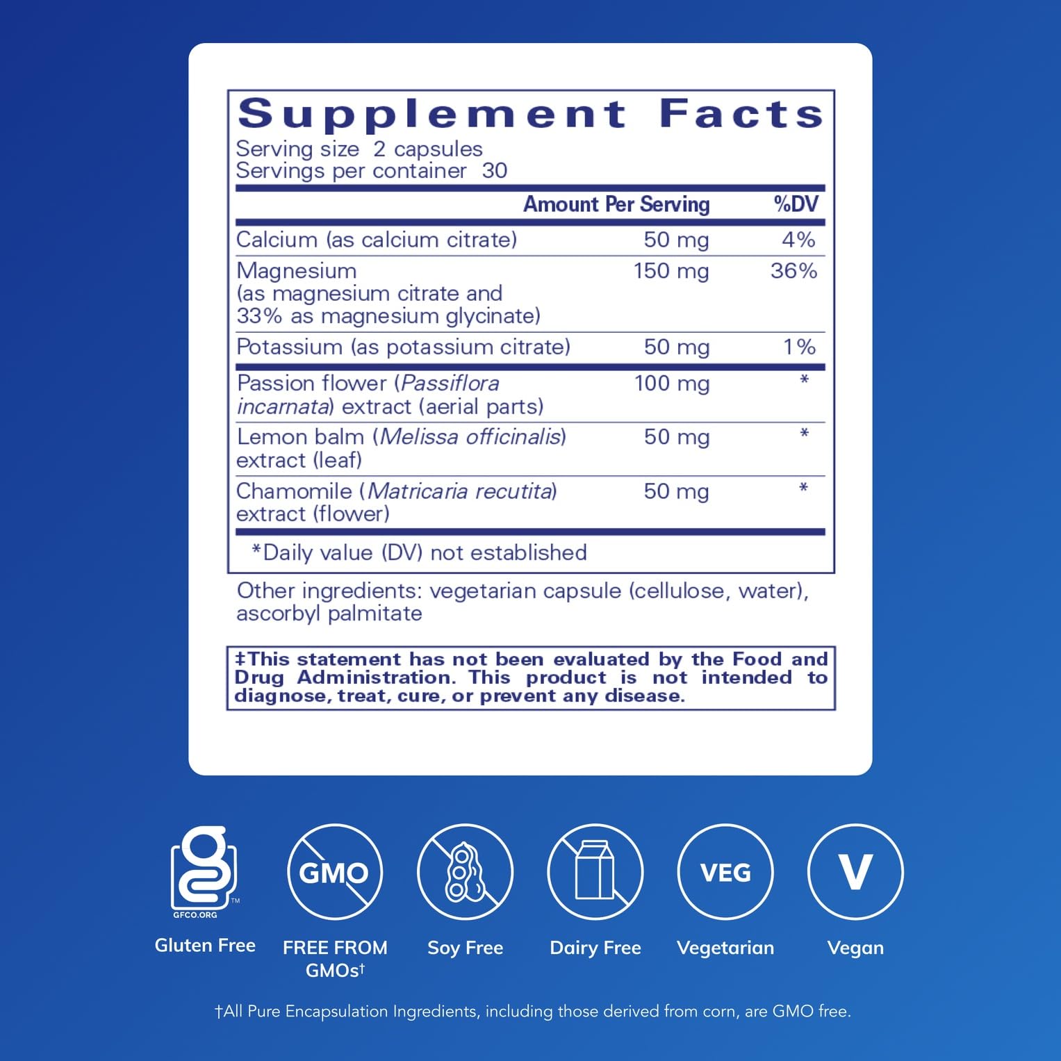 Pure Encapsulations Muscle Cramp/Tension Formula | Hypoallergenic Supplement to Reduce Occasional Muscle Cramps/Tension and Promote Relaxation | 60 Capsules - Maple Wellness Supplements