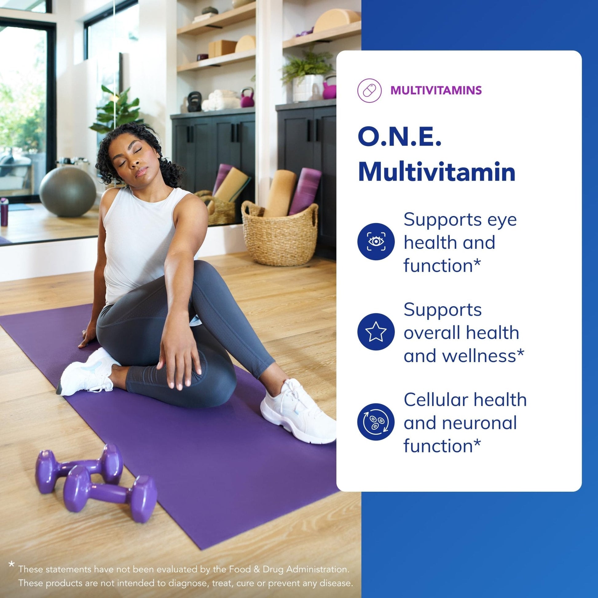 Pure Encapsulations O.N.E. Multivitamin - Once Daily Multivitamin with Antioxidant Complex Metafolin, CoQ10, and Lutein to Support Vision, Cognitive Function, and Cellular Health* - 60 Capsules - Maple Wellness Supplements