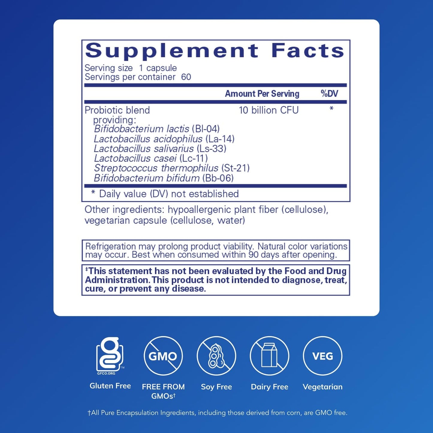 Pure Encapsulations Probiotic G.I. - Shelf Stable Probiotic for Intestinal Health & Gastrointestinal Support - Maple Wellness Supplements