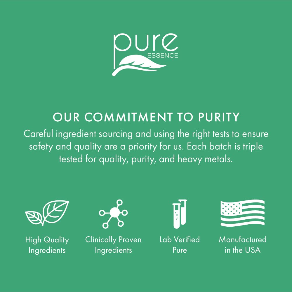 Pure Essence Labs Transitions Vitamins for Women, Natural Menopause Relief Supplement to Promote Hormone Balance, Reduce Hot Flashes, Mood Swings & Night Sweats, 60 Capsules - Maple Wellness Supplements