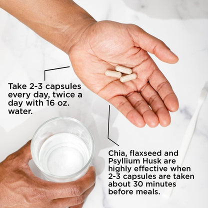 Pure for Men Original Stay Ready Fiber Supplement (120 Capsules) + Vegan Multivitamin (120 Capsules) - Maple Wellness Supplements