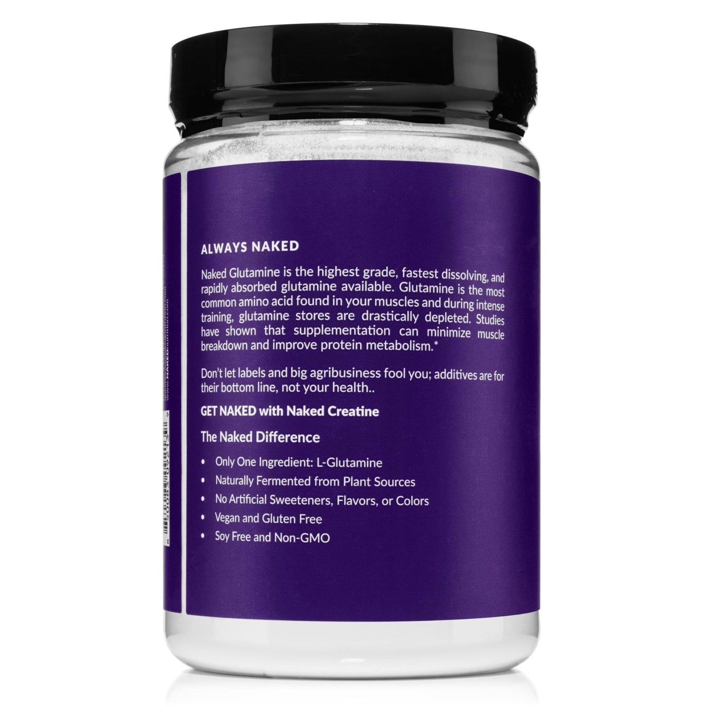 Pure L-Glutamine Made in The USA - 100 Servings - 500g, 1.1lb Bulk, Vegan, Non-GMO, Gluten and Soy Free. Minimize Muscle Breakdown & Improve Protein Synthesis. No Additives - Maple Wellness Supplements