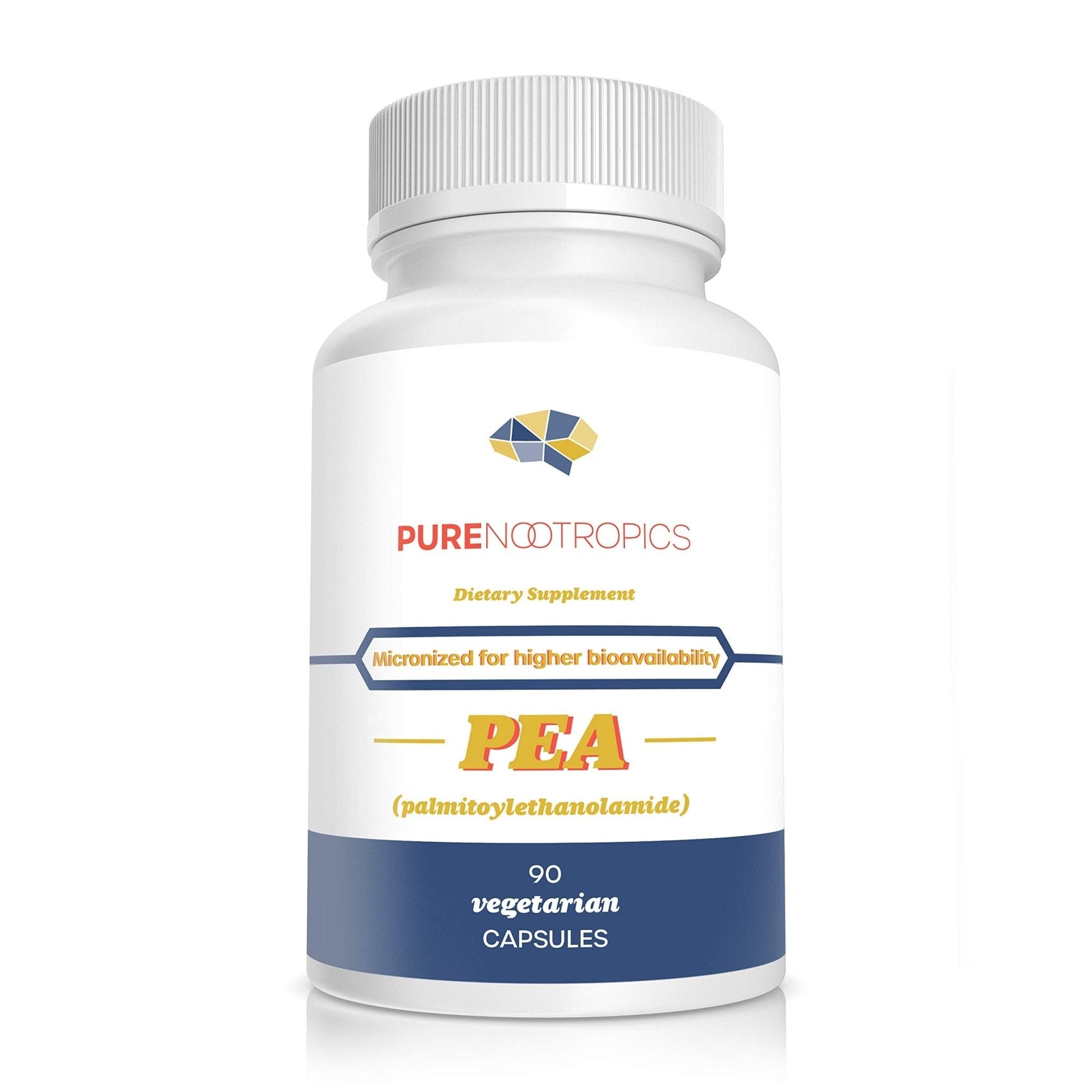Pure Nootropics - Palmitoylethanolamide (Micronized Pea) 400 mg Capsules | 90 Veg Caps Value Pack | Supports Relief from Occasional Discomfort | Supports Immune System - Maple Wellness Supplements