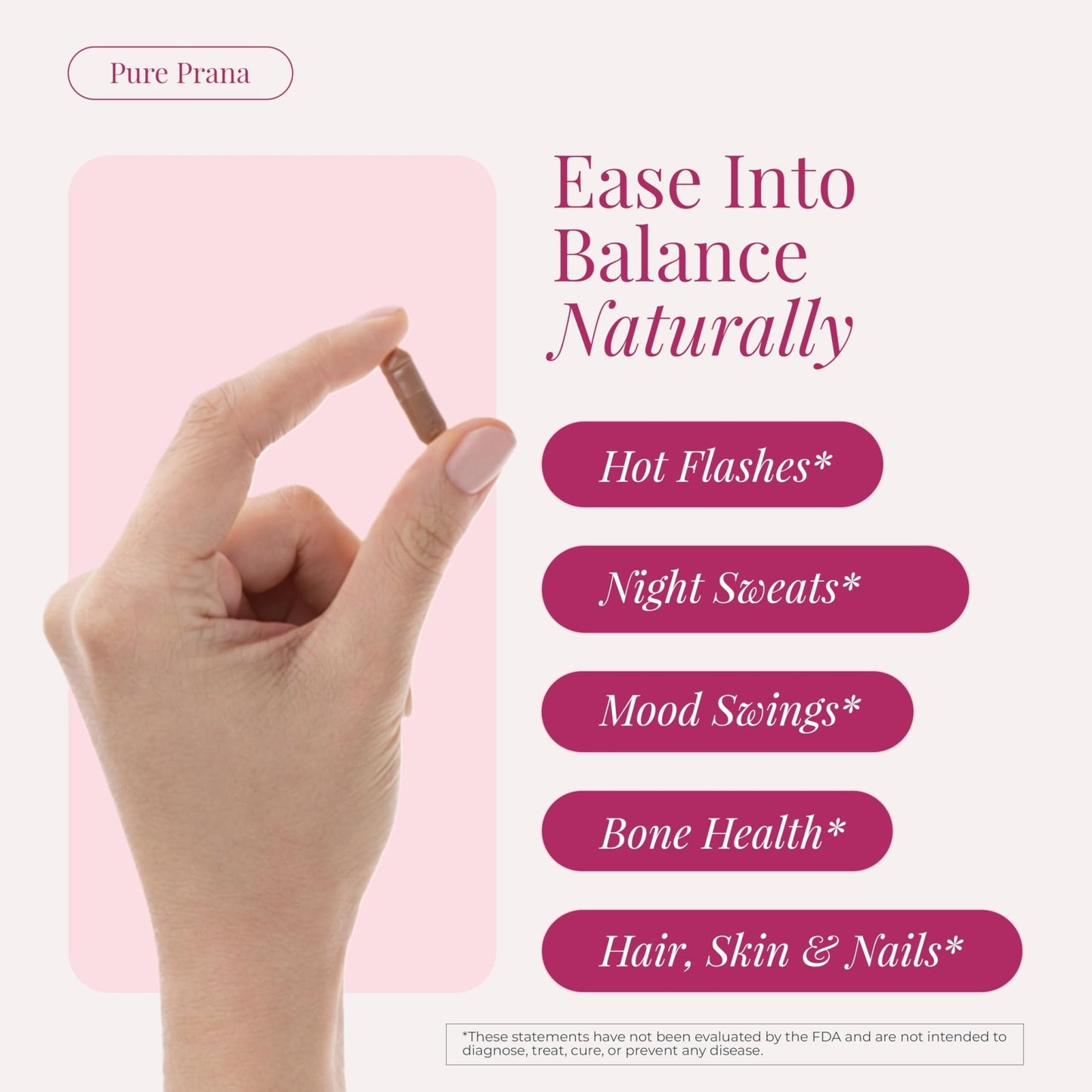 Pure Prana Ayurvedic Hormone Balance for Women - Shatavari & Ashwagandha Supplement for PMS Relief & Menstrual Support - Menopause, Perimenopause & Cortisol Support - 60 Capsules - Maple Wellness Supplements