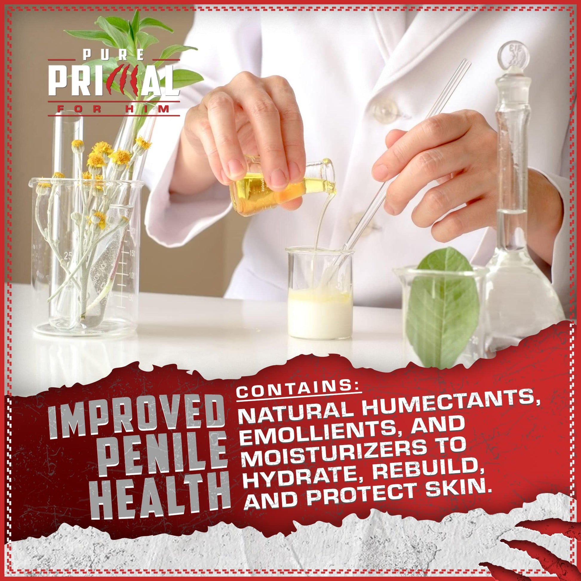 Pure Primal Premium Penile Health Cream - Advanced Moisturizing Penile Cream - Maple Wellness Supplements
