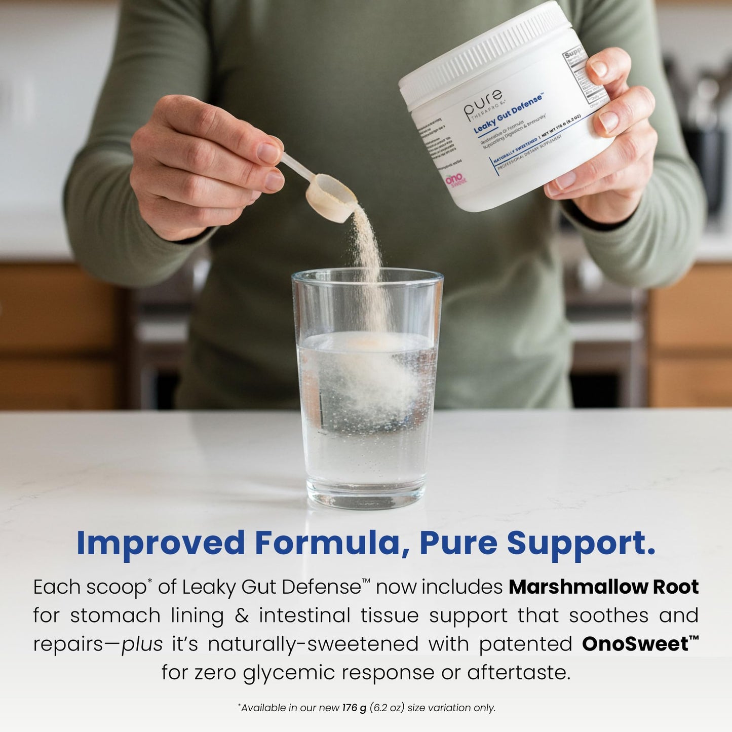 Pure Therapro Rx Leaky Gut Defense - Gut Health Supplement with L-Glutamine, Licorice Root Extract, Marshmallow Root, Aloe Leaf, Larch Arabinogalactan - Maple Wellness Supplements