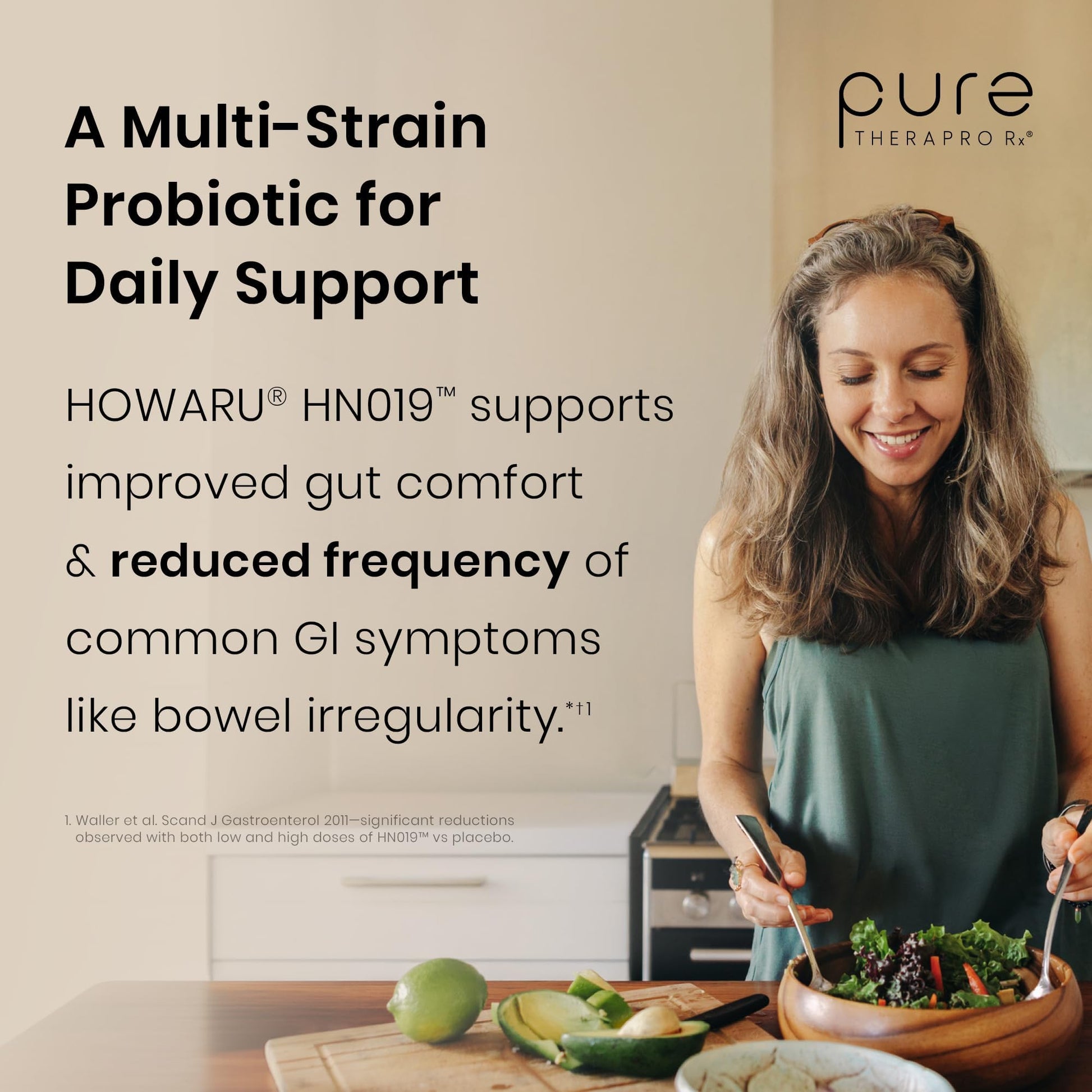 Pure Therapro Rx Power Probiotic Daily - 30 Acid-Resistant Capsules | 4 Proven Strains - 30 Billion CFU/Capsule | Patented Activ-Vial Desiccant Bottle - Maple Wellness Supplements