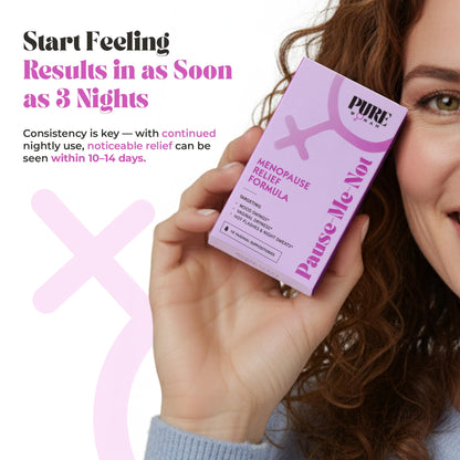 PURE WOMAN - Pause-Me-Not Suppositories - Menopausal Symptom Relief - Natural Ingredients - Relieves Hot Flashes & Vaginal Dryness - Promotes Stable Mood - Enhanced Vaginal Relief - 10 Pk - Maple Wellness Supplements