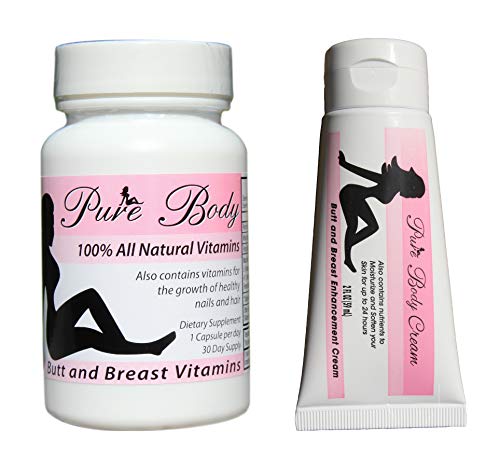 PureBody Vitamins and PureBody Cream Combo "Bundle of Joy" - The Best Butt - Maple Wellness Supplements