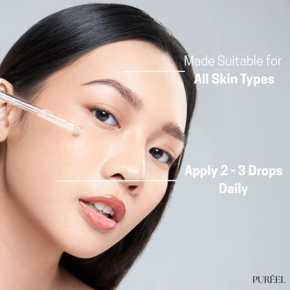 Puréel 20% Vitamin C Serum for Face – Brightening Serum with Vitamin E & Ferulic Acid – Anti-Aging, Dark Spot Remover, Even Skin Tone, Wrinkle Reduction & Radiant Glow – 1 fl oz - Maple Wellness Supplements