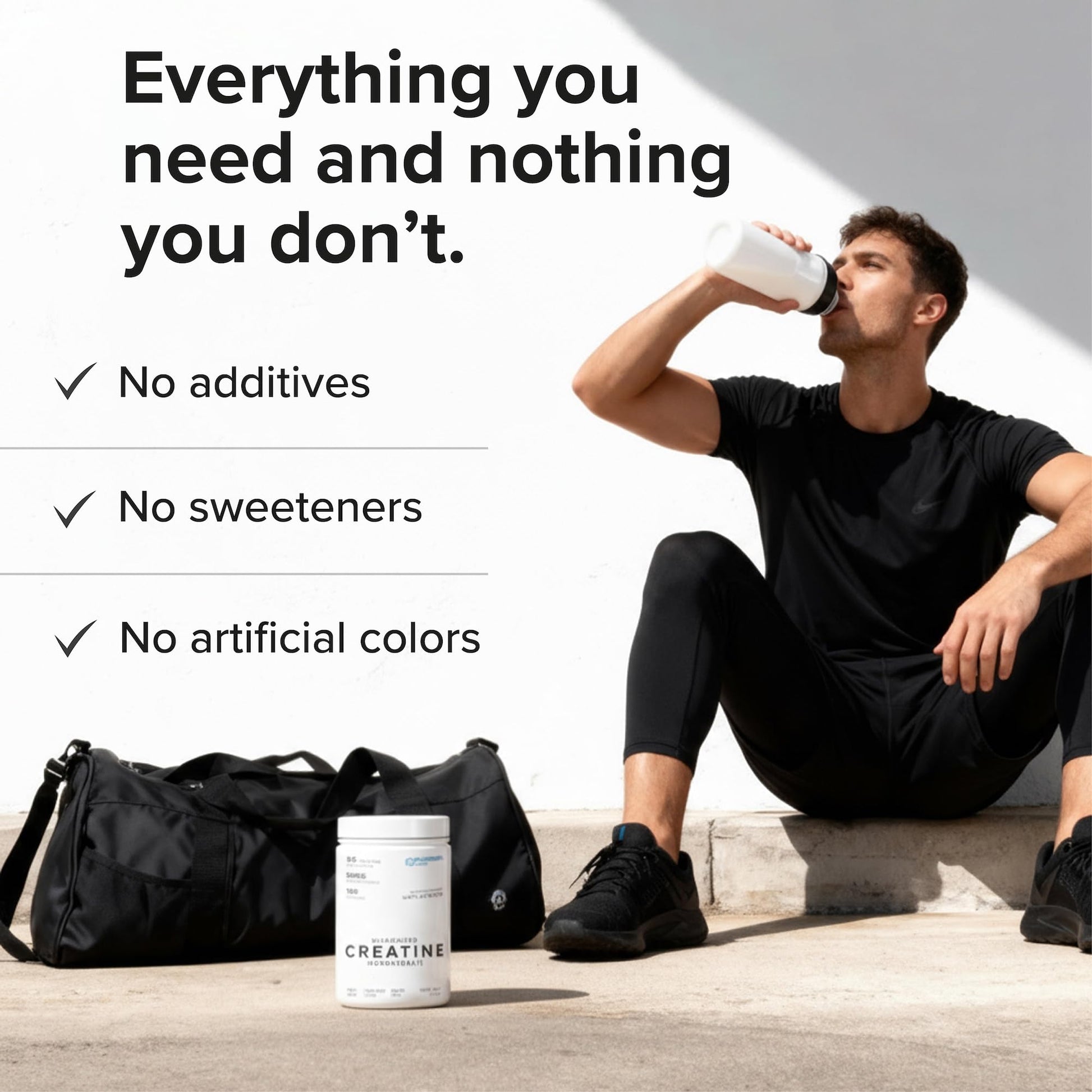 Puregen Labs Micronized Creatine Monohydrate Powder 500g – Pure, Unflavored, No Additives | 5000mg Per Serv (5g) - 100 Servings | Third Party Tested for Quality - Maple Wellness Supplements