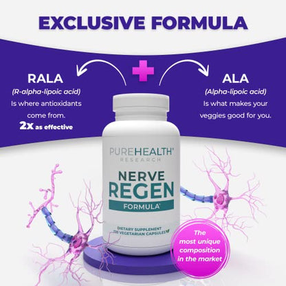 PUREHEALTH RESEARCH Nerve Regen Formula - Maple Wellness Supplements