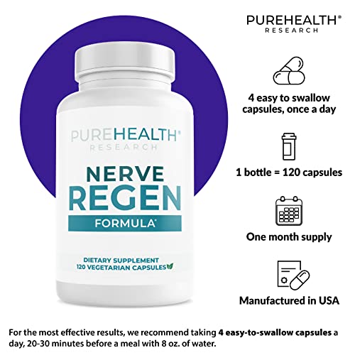 PUREHEALTH RESEARCH Nerve Regen Formula - Maple Wellness Supplements