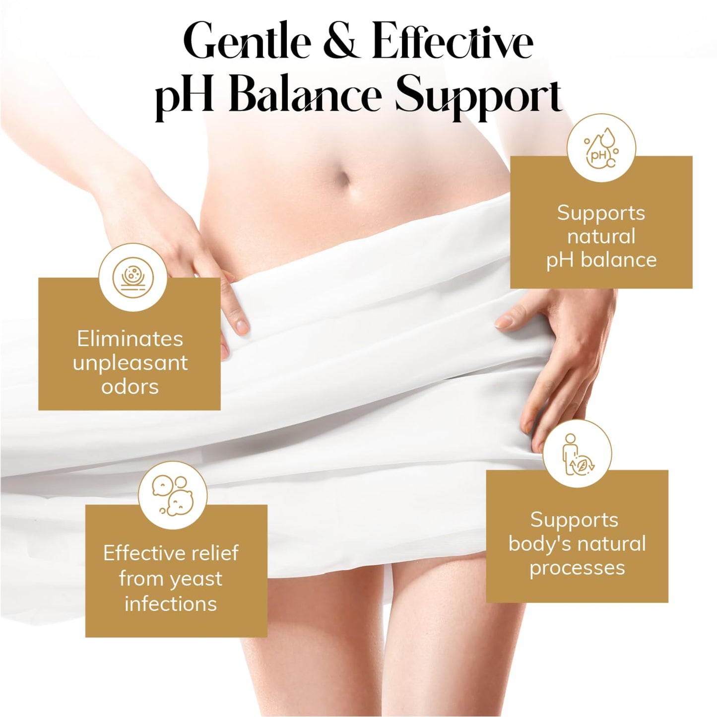 PureLux Boric Acid Feminine Wellness Support 800mg Size 000 30 Count Fragrance-Free Personal Care Formula - Maple Wellness Supplements