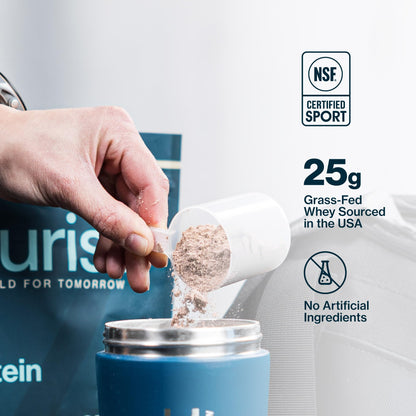 PURIST REP Whey Protein Powder, Premium Milk Chocolate Grassfed Isolate,Workout Recovery, Keto Friendly, Clean Nutrition Meal Replacement, Promotes Lean Muscle, Sugar and Gluten-Free Women Men, 2 Lb - Maple Wellness Supplements