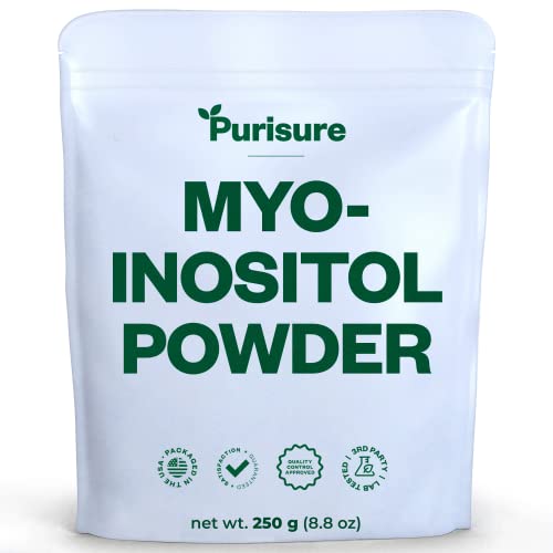 Purisure Myo-Inositol Powder, 250g, Fertility, Hormonal Balance and Ovarian Support - Maple Wellness Supplements