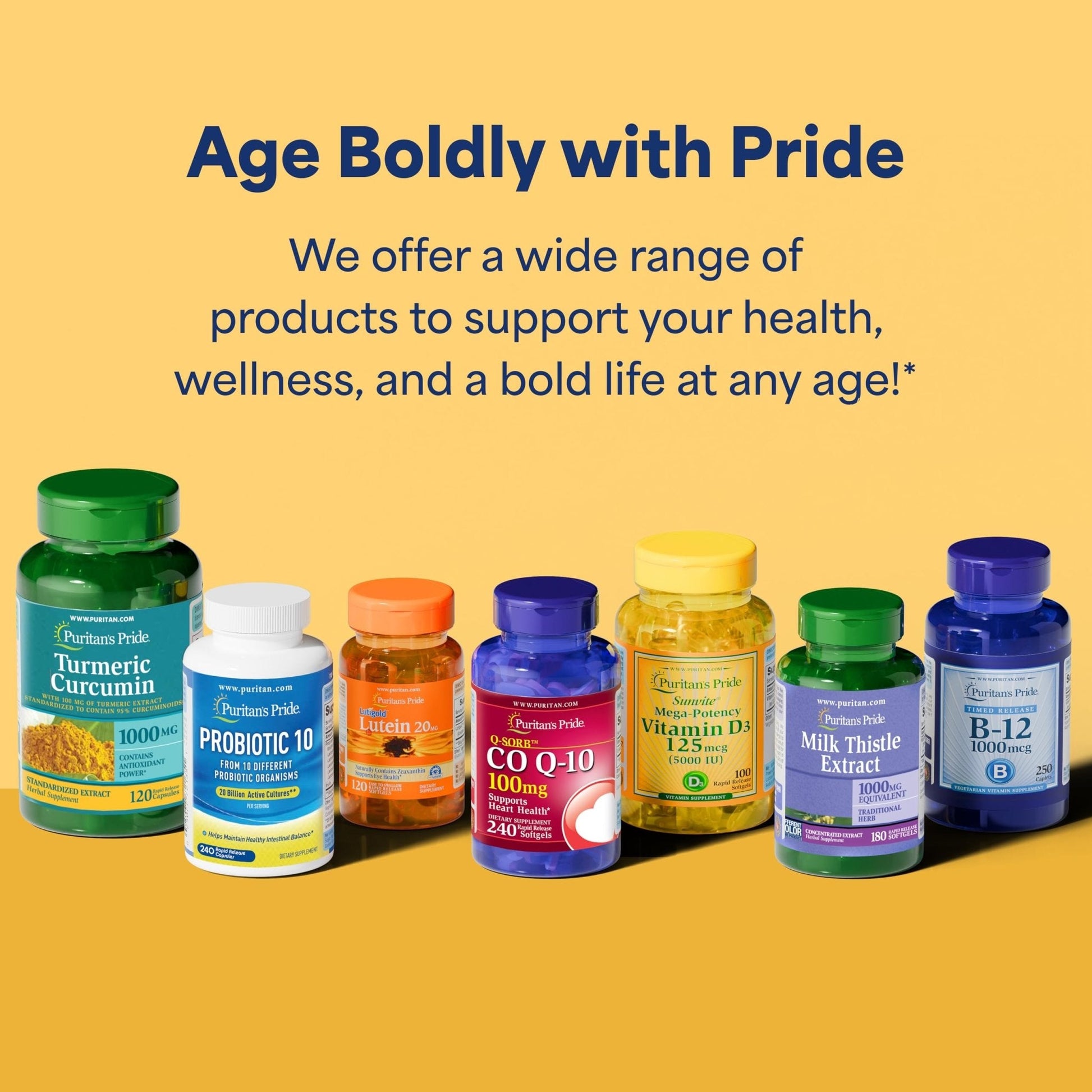 Puritan's Pride Daily Probiotic Acidophilus, 100 Million Live Cultures, Dietary Supplement for Digestive, Gut, and Immune Health, Soy, Sodium, - Maple Wellness Supplements