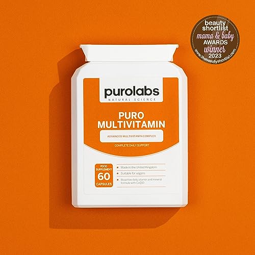 Puro Multivitamin - 34 Multivitamins & Minerals - Daily Complex for Men & Women - Maple Wellness Supplements