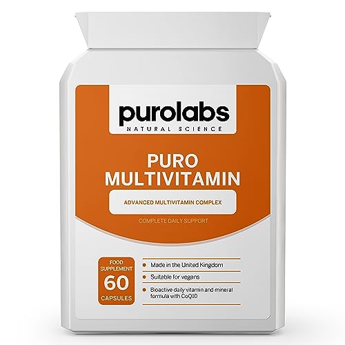 Puro Multivitamin - 34 Multivitamins & Minerals - Daily Complex for Men & Women - Maple Wellness Supplements