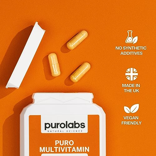 Puro Multivitamin - 34 Multivitamins & Minerals - Daily Complex for Men & Women - Maple Wellness Supplements