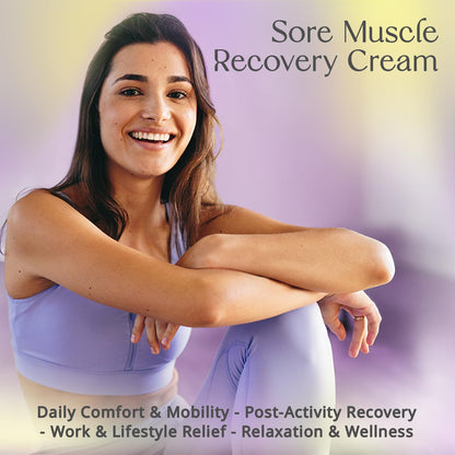 PURPLE CANYON All in One Magnesium Pain Cream – Natural Pain Relief Cream with Arnica, MSM & Capsaicin for Muscle & Joint Support – Fast-Absorbing, Non-Greasy Formula with Aloe Vera & Turmeric - Maple Wellness Supplements