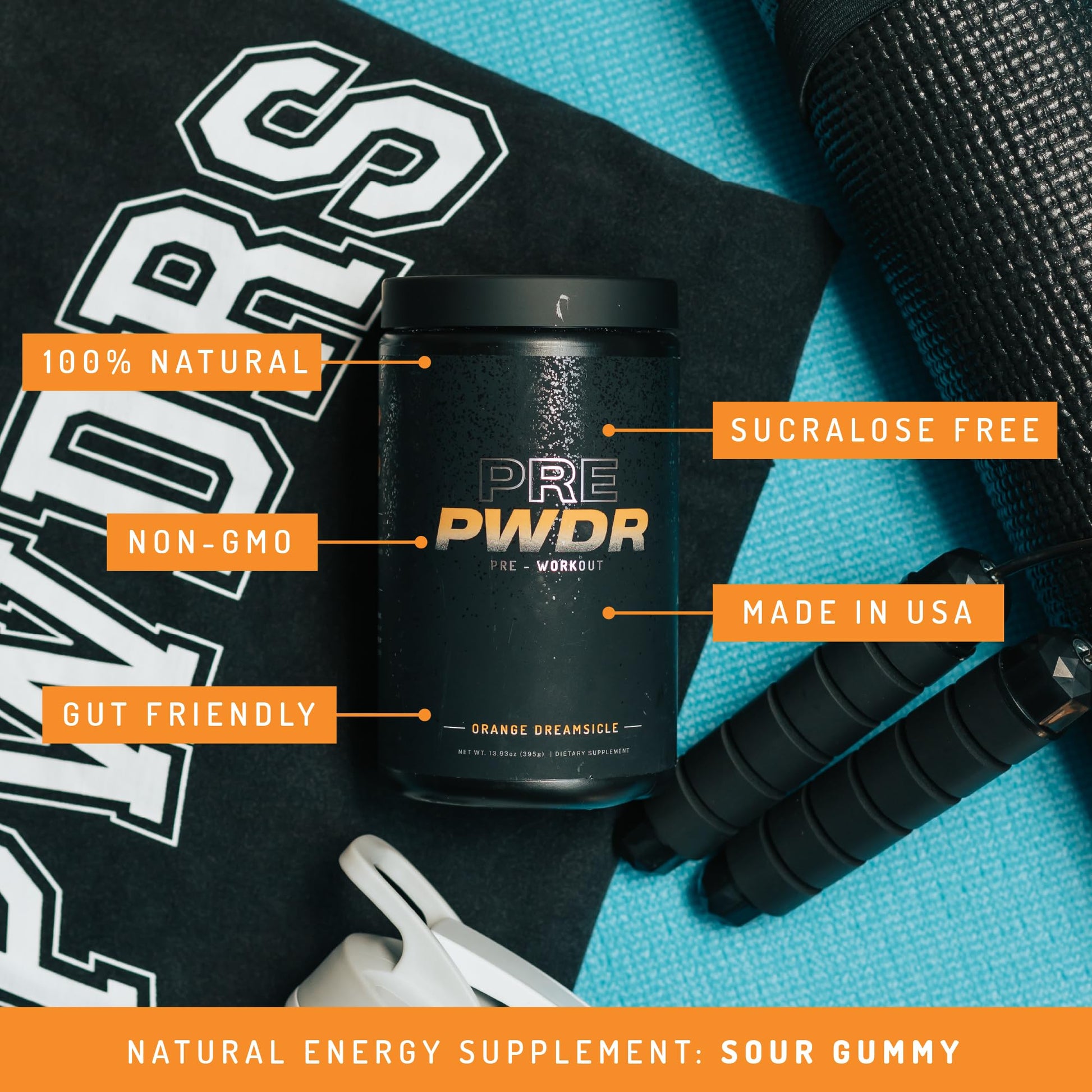 PWDRS PRE Pre-Workout Powder - Energy, Pump, Endurance, Focus, Strength Supplement - Maple Wellness Supplements