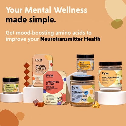 PYM Mood Magnesium Powder to Support Stress & Better Sleep, 30 Servings - Magnesium Glycinate, Magnesium Malate & l-Threonate, Yuzu Citrus | Non-GMO - Maple Wellness Supplements