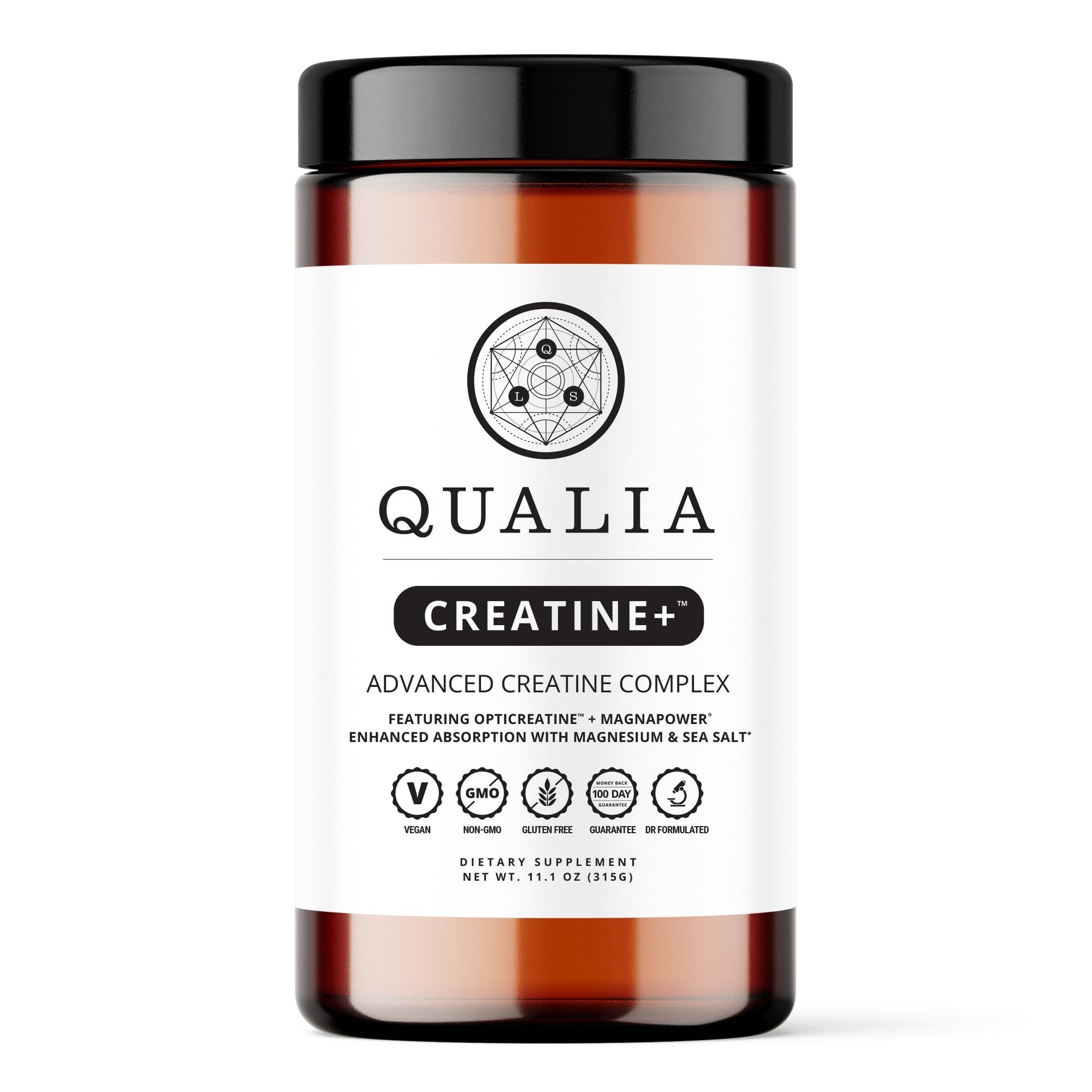 Qualia Creatine | Advanced Creatine Complex | 2 Sources + Magnesium | Optimized Absorption | Muscle Performance, Brain Function, & Healthy Aging - Maple Wellness Supplements