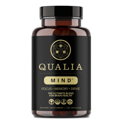 Qualia Life Sciences Qualia Mind | The Ultimate Blend for Brain Health* | Doctor-Formulated Nootropic to Fuel Focus & Concentration* | Supports Long Term Brain Health| Maintain Drive & Productivity - Maple Wellness Supplements