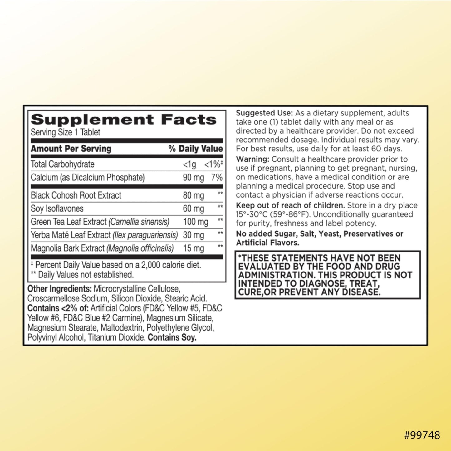 Quality Choice Estro Support Max + Energy Tablets Menopause Support 30 Count - Maple Wellness Supplements