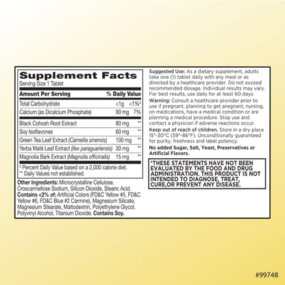 Quality Choice Estro Support Max + Energy Tablets Menopause Support 30 Count - Maple Wellness Supplements