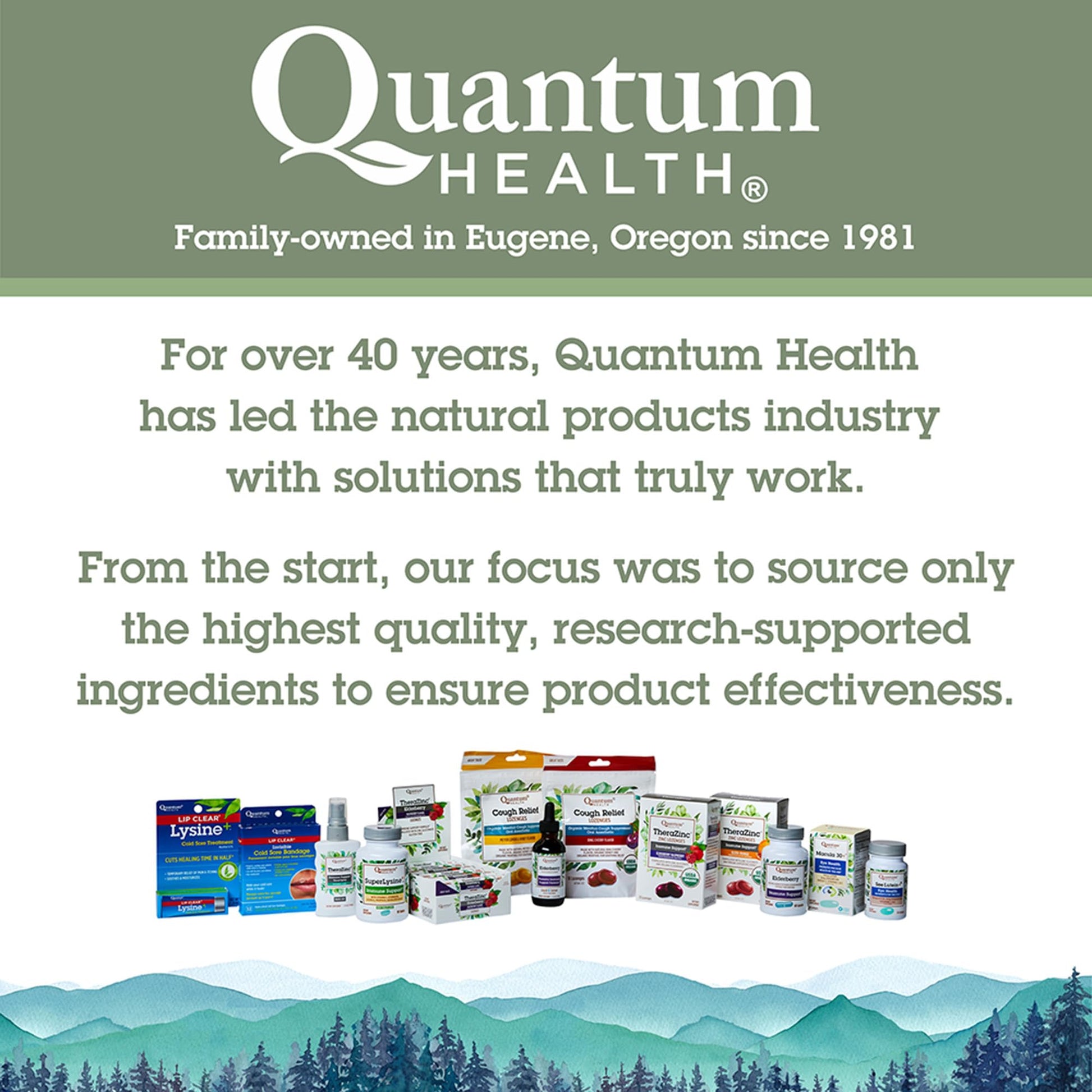 Quantum Health Super Lysine+ / Advanced Formula Lysine+ Immune Support with Vitamin C, Echinacea, Licorice, Propolis, Odorless Garlic - Maple Wellness Supplements