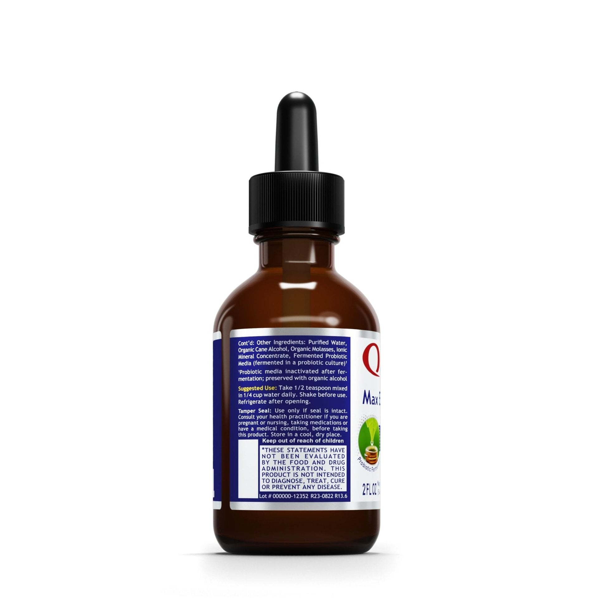 Quantum Nutrition Labs Max Energy B - Vitamin B Complex Liquid Drops, Organic Supplement for Women and Men - Maple Wellness Supplements
