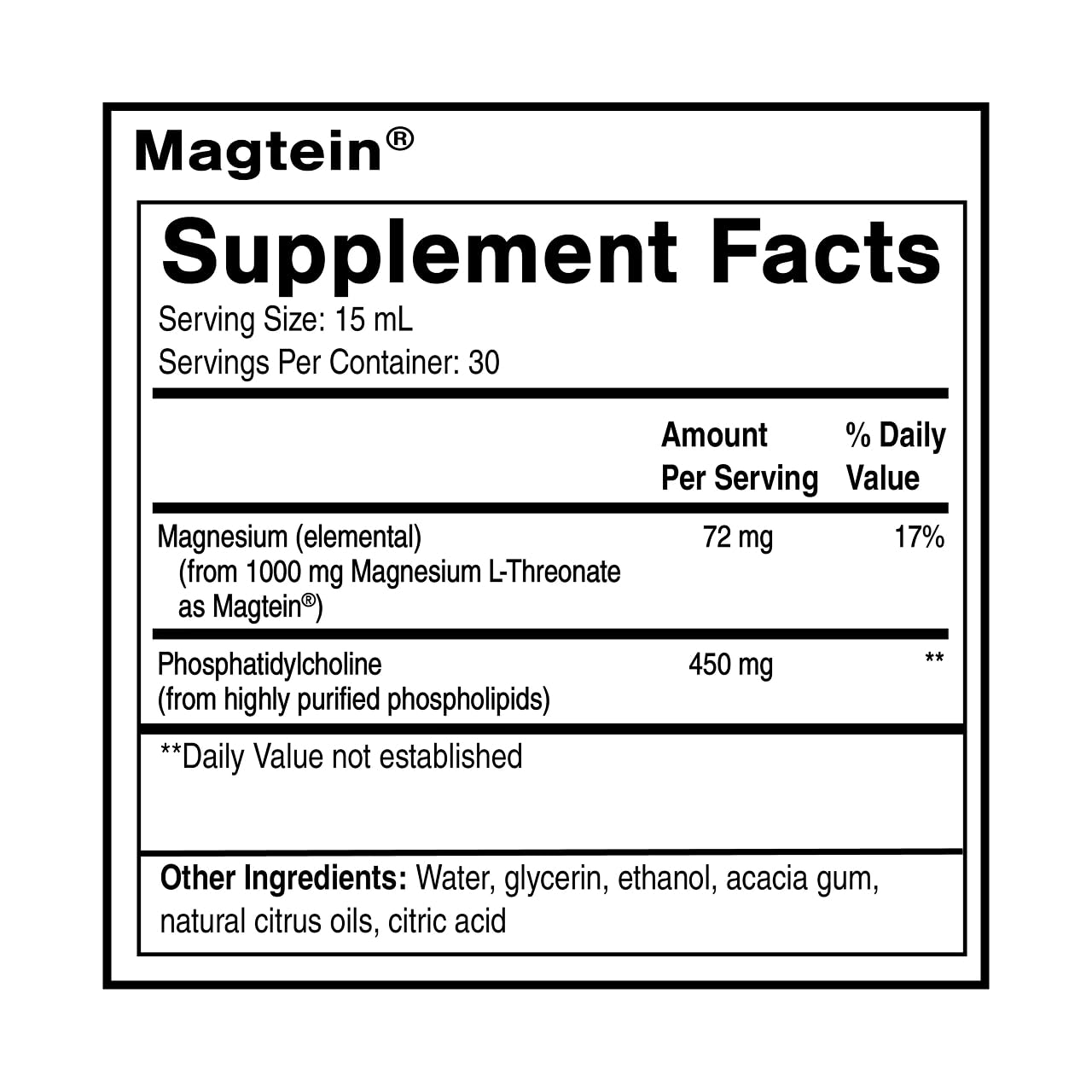 Quicksilver Scientific Liposomal Magtein - Magnesium Supplement for Brain Function Support - Stress, Sleep & Memory Support - Gluten-Free, Sugar-Free & Vegan - 15.2 fl oz (30 Servings) - Maple Wellness Supplements