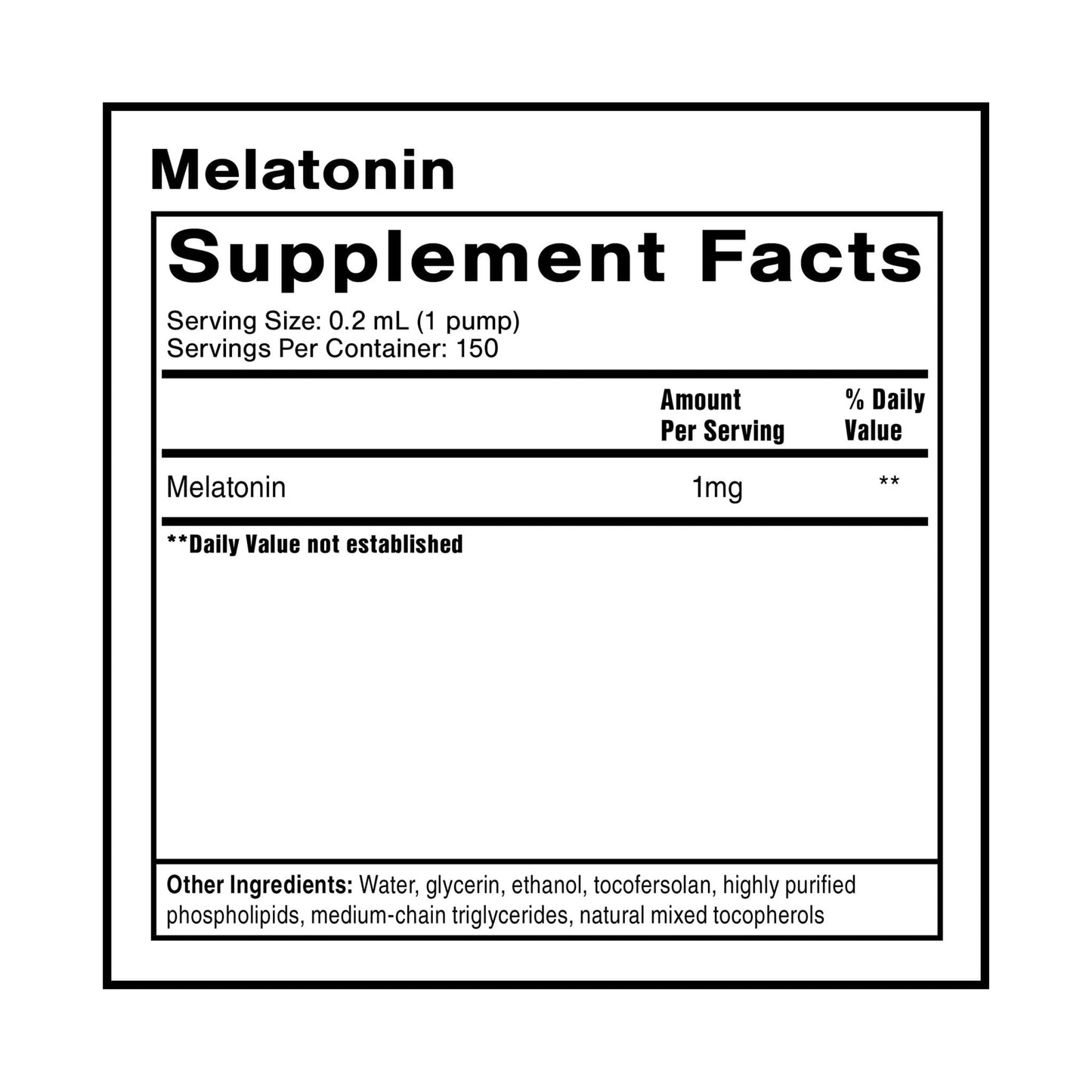 Quicksilver Scientific Liposomal Melatonin - Bedtime, Jet Lag & Immune Support Liquid for Adults - Efficient, Superior Absorption 1mg to Minimize Morning Drowsiness (30 ml) - Maple Wellness Supplements
