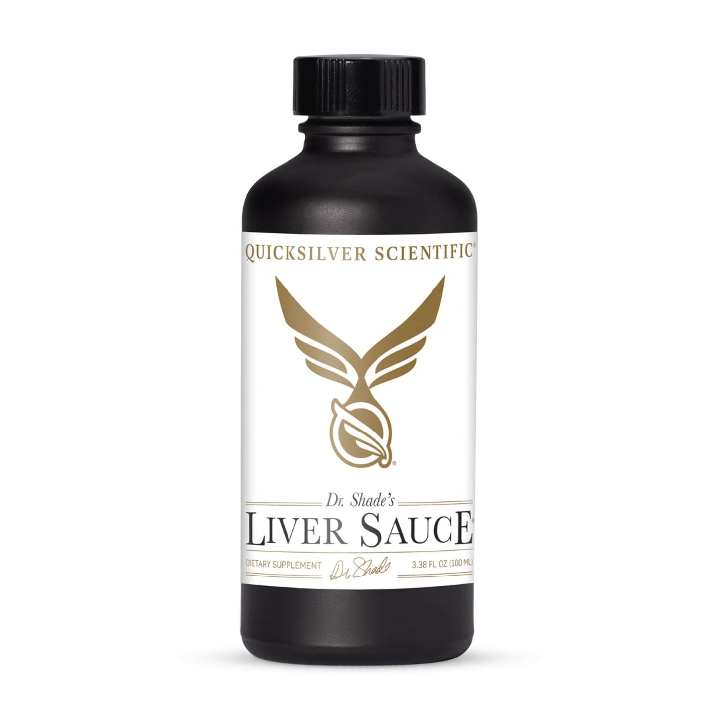 Quicksilver Scientific Liver Sauce - Liposomal Liver Detox with DIM, Quercetin, Lipoic Acid, Milk Thistle and Dandelion Root Supplement - Supports Bile & Toxin Momentum (100 ml / 3.38 oz) - Maple Wellness Supplements