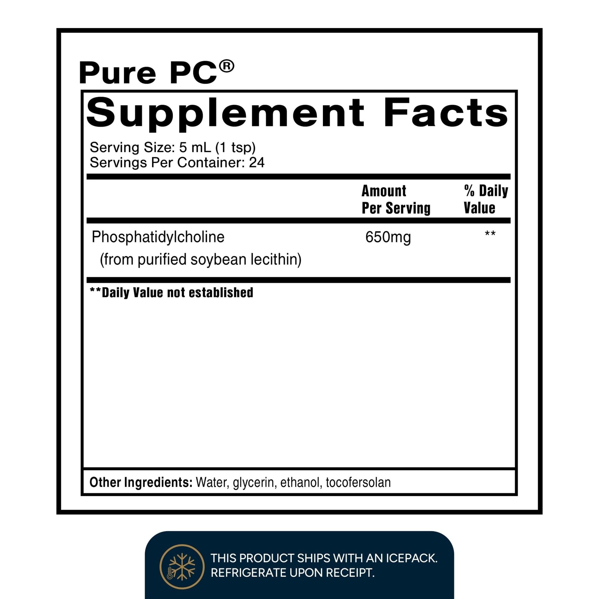 Quicksilver Scientific Micellized Pure PC - Phosphatidylcholine Liquid Supplement to Support Cellular & Liver Health - Superior Liposomal Absorption - Non-GMO Supportive Brain Supplement (4oz /120ml) - Maple Wellness Supplements