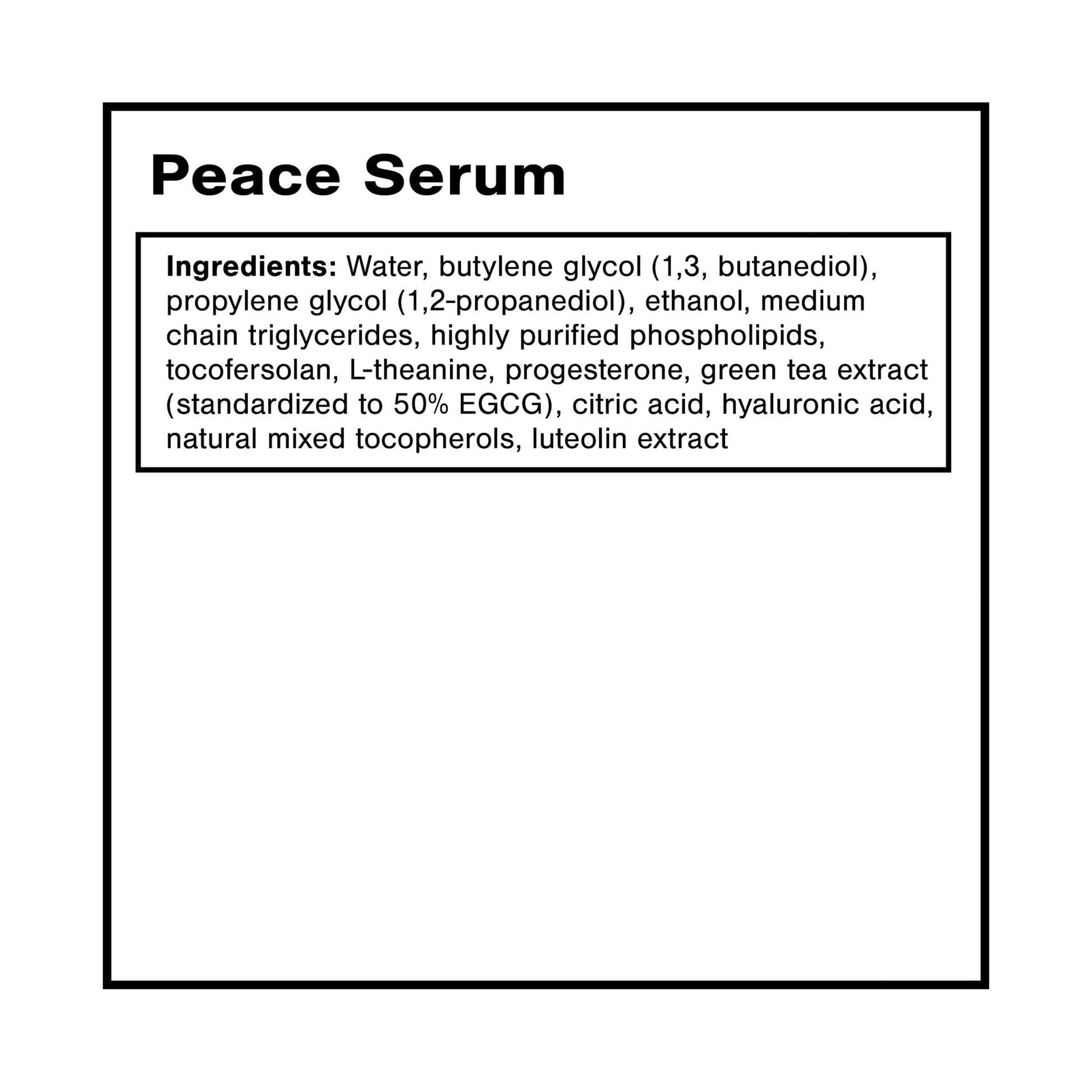 Quicksilver Scientific Peace Serum 1 fl oz (30ml) - Maple Wellness Supplements