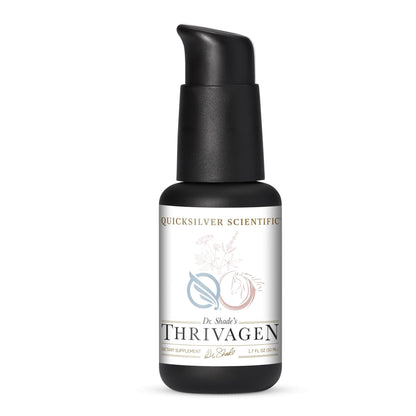 Quicksilver Scientific Thrivagen - Women's Health Supplement with 15 Energy, Hormone Balance & Adrenal Support Botanicals - Adaptogenic Herbs with Shatavari, Rhodiola & Maca Root (1.7oz / 50ml) - Maple Wellness Supplements